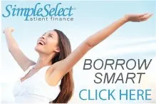 SimpleSelect Patient Finance button