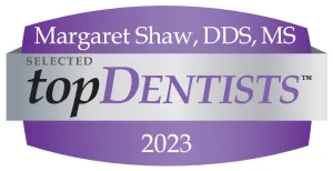 TopDentists Award 2023 for Margaret Shaw, DDS, MS