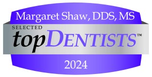 TopDentists Award 2016-2024 for Margaret Shaw, DDS, MS